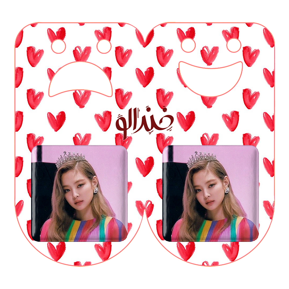 پیکسل خندالو مدل جنی بلک پینک کد 14095 به همراه مگنت