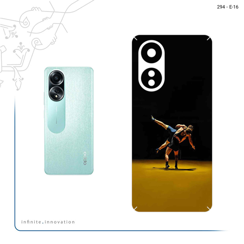 برچسب پوششی ماهوت مدل Wrestling مناسب برای گوشی موبایل اپو A58 4G