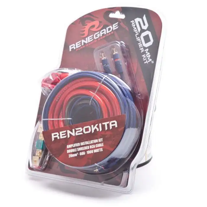 کیت سیم کشی آمپلی فایر رنگید مدل رن 20 ren20 rockford