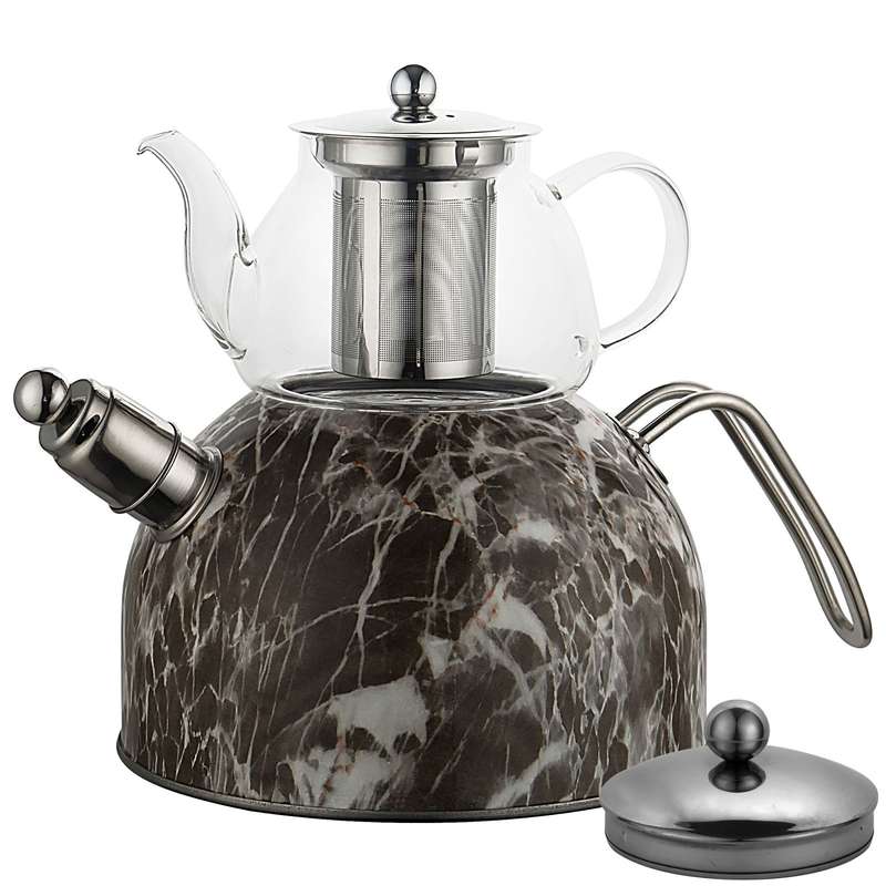 ست کتری و قوری جرمنی طرح سنگی کد 214