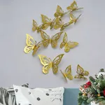 دکوری آماتیس مدل پروانه کد AM-S12 بسته 12 عددی