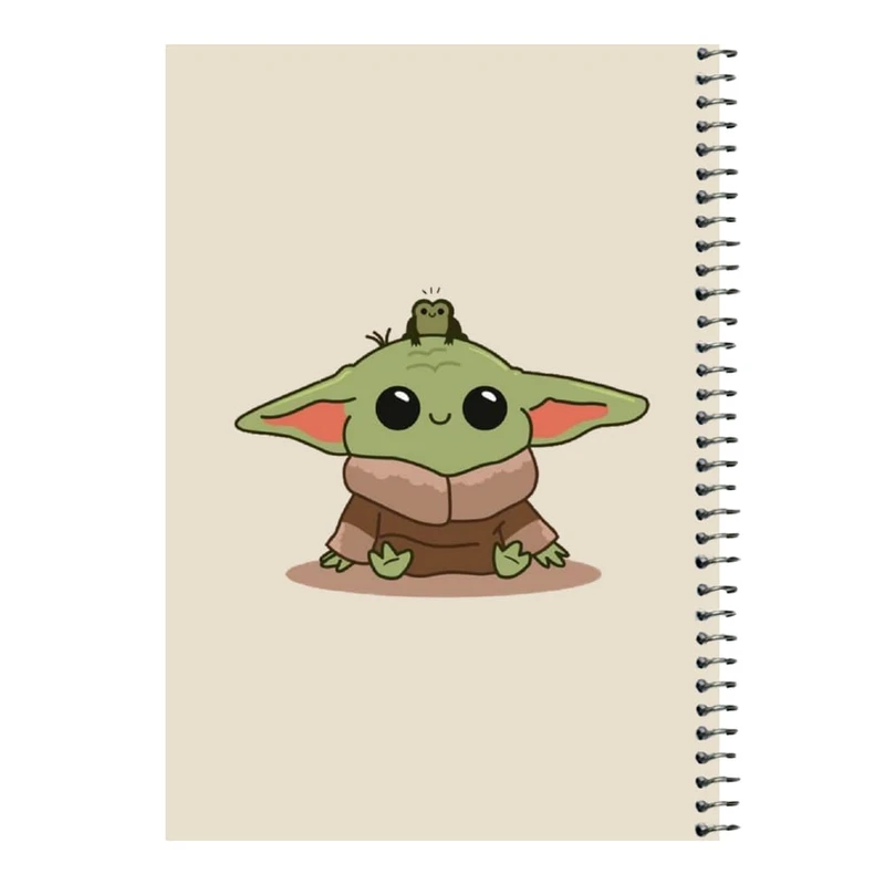 دفتر مشق 80 برگ اس جی مدل بیبی یودا کد۱۸   