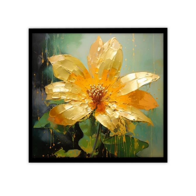 تابلو نوری بکلیت طرح گرافیکی گل نیلوفر مدل لایت باکس B-MID-19647