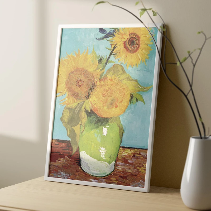 تابلو الین هوم طرح ون گوگ مدل مخمل کد 4011150