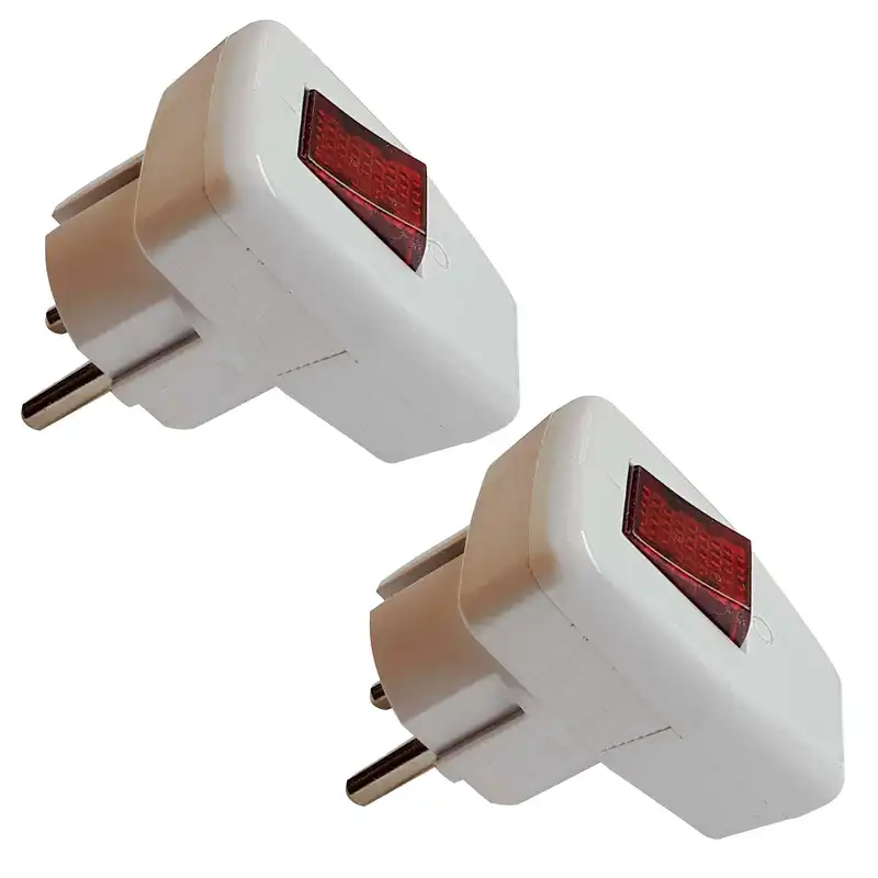 دوشاخه برق پرتو مدل پایا بسته دوعددی