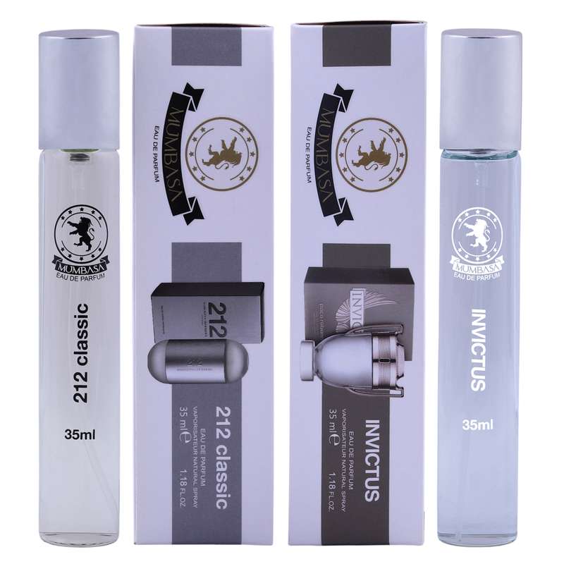 عطر جیبی مردانه ممباسا مدل اینوکتوس و 212کلاسیک حجم 35 میلی لیتر