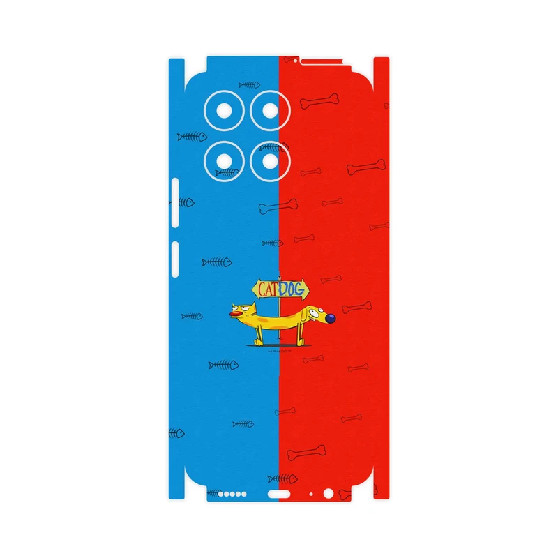 برچسب پوششی ماهوت مدل CatDog-FullSkin مناسب برای گوشی موبایل آنر X6a