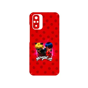 MAHOOT Ladybug and Cat Noir Cover Sticker for Xiaomi Redmi Note 10s