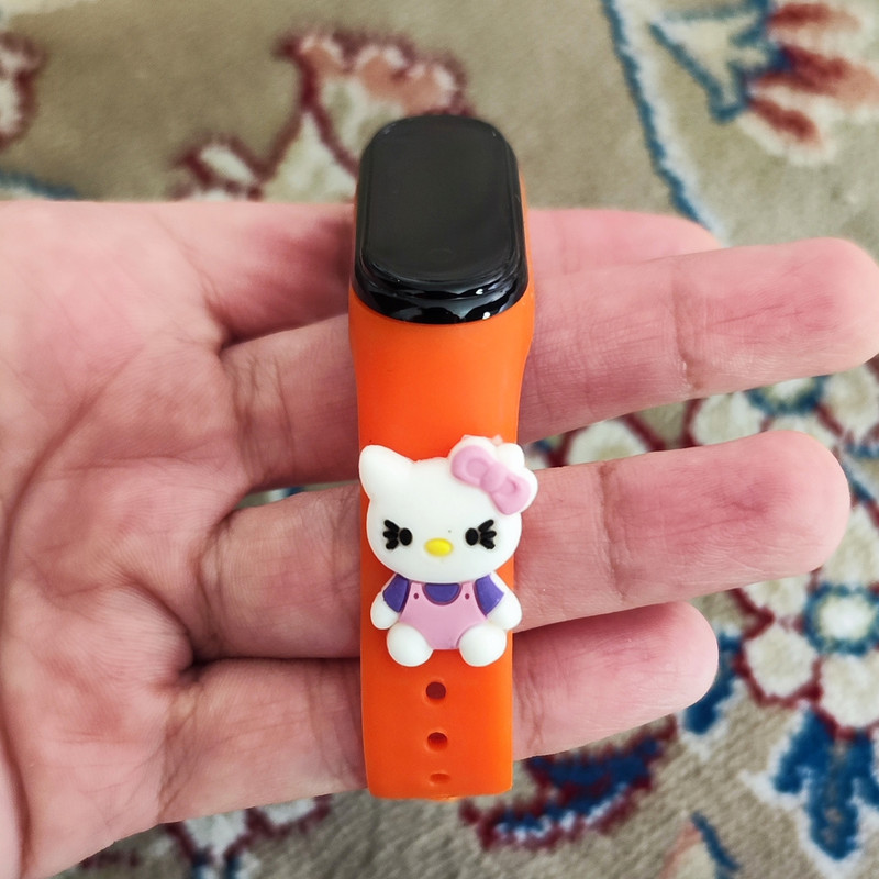 ساعت مچی دیجیتال بچگانه طرح کیتی