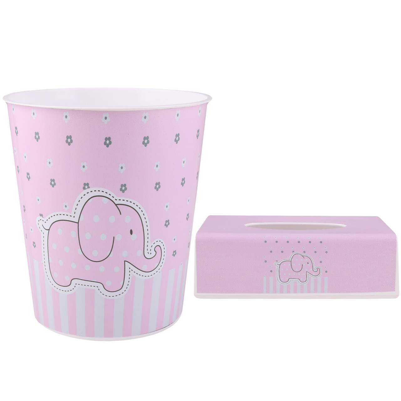 ست سطل و جادستمال کاغذی اتاق کودک طرح فیل کد 9991