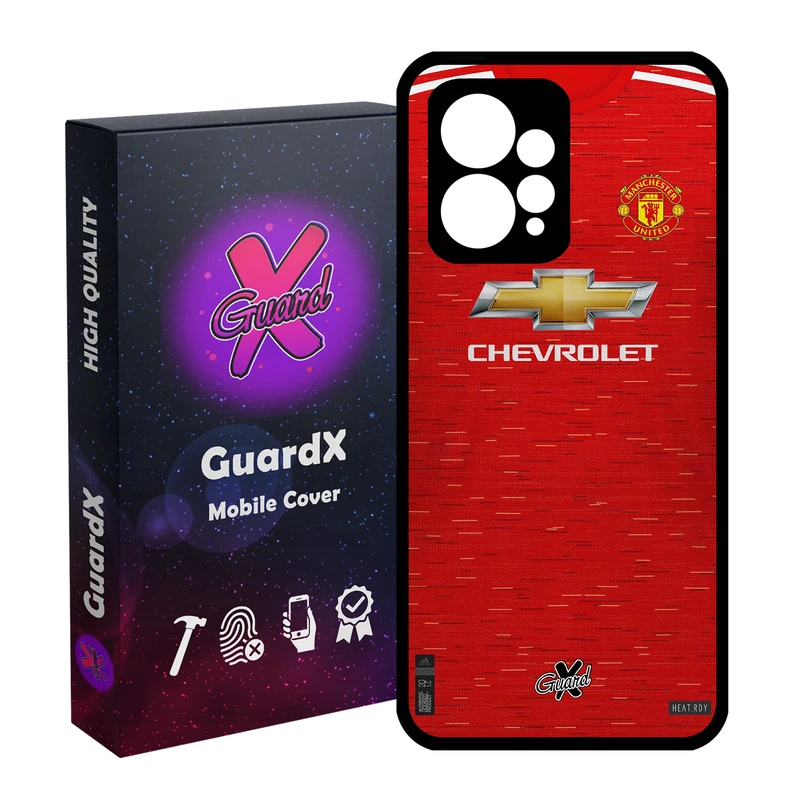 کاور گارد ایکس طرح Manchester United مدل Glass10248 مناسب برای گوشی موبایل شیائومی Redmi Note 12 4G