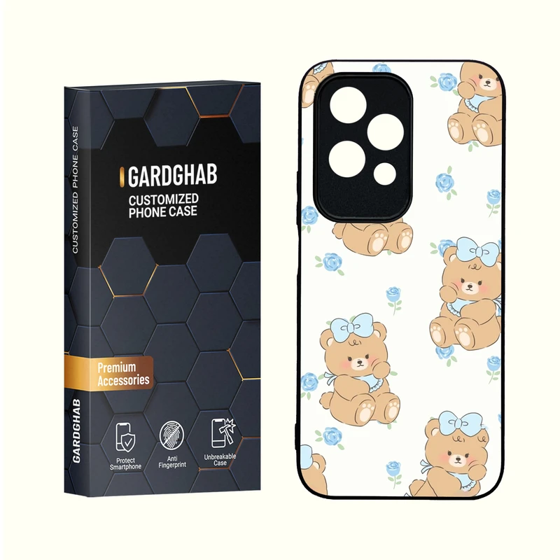 کاور گارد قاب مدل دورژله ای فانتزی مناسب برای گوشی موبایل آنر 200Lite 5G