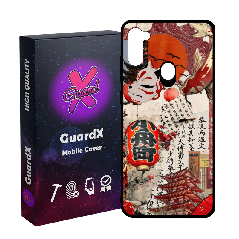 کاور گارد ایکس طرح معبد ژاپن مدل 11153 مناسب برای گوشی موبایل سامسونگ Galaxy A11