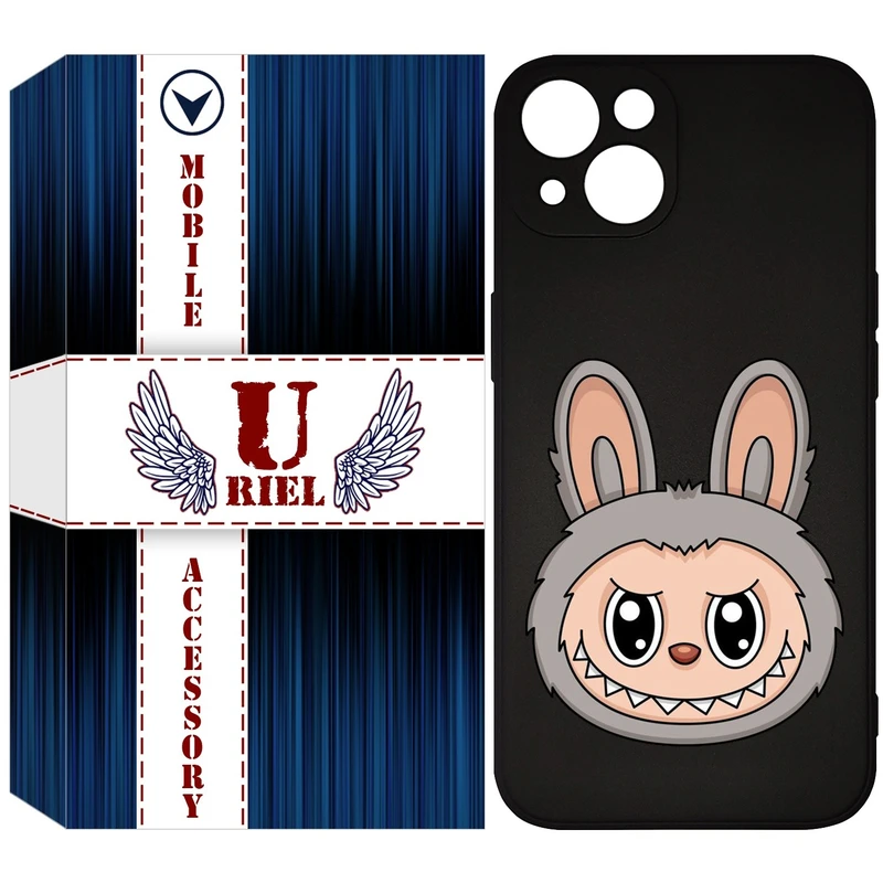 کاور یوریل مدل KSH کد 114 طرح عروسک لبوبو مناسب برای گوشی موبایل اپل iPhone 13