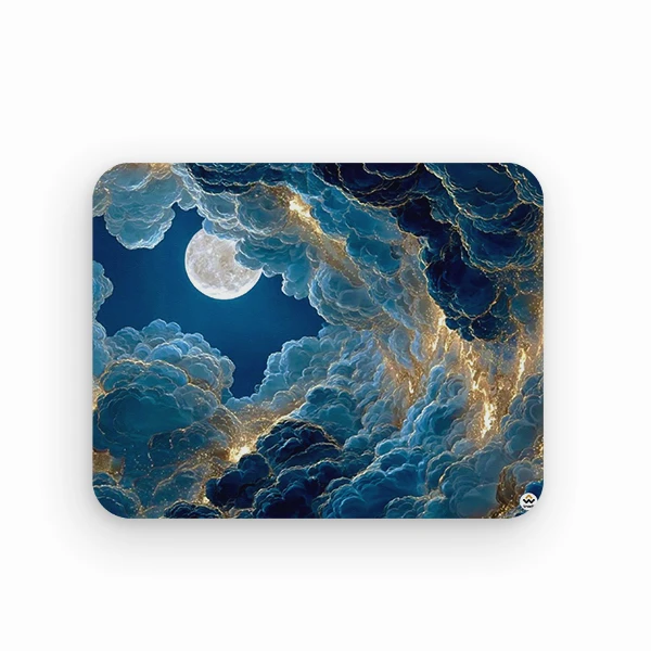 ماوس پد شادیت مدل آسمان و ماه کد520 سایز 19*24 سانتی متر