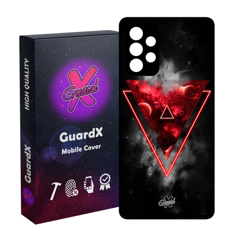 کاور گارد ایکس طرح Galaxy مدل Glass10163 مناسب برای گوشی موبایل سامسونگ Galaxy A72