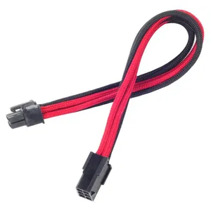 کابل برق کارت گرافیک 6 پین به 6 پین سیلوراستون مدل PP07-IDE6B طول 0.3متر