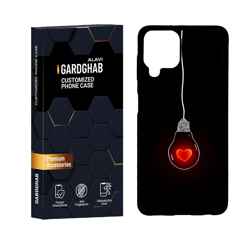 کاور گارد قاب علوی مدل دور ژله ای عاشقانه مناسب برای گوشی موبایل سامسونگ  Galaxy A22 4G