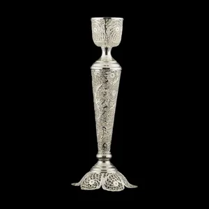 شمعدان ملیله کاری مدل تک شاخه 2053