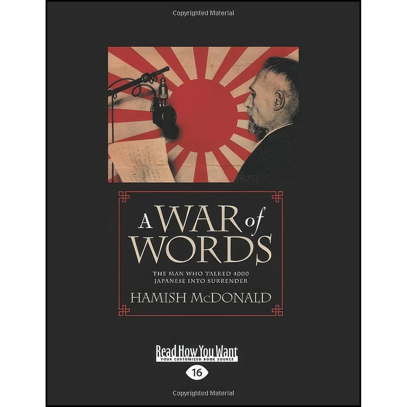 کتاب A War of Words اثر Hamish McDonald انتشارات تازه ها