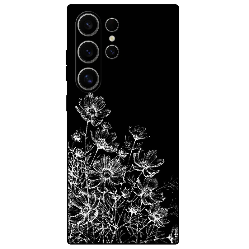 کاور مگافون طرح گل مدل 7274 مناسب برای گوشی موبایل سامسونگ Galaxy S24 Ultra