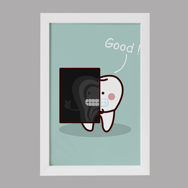 تابلو خندالو مدل دندان و دندان پزشکی کودکانه کد 36729