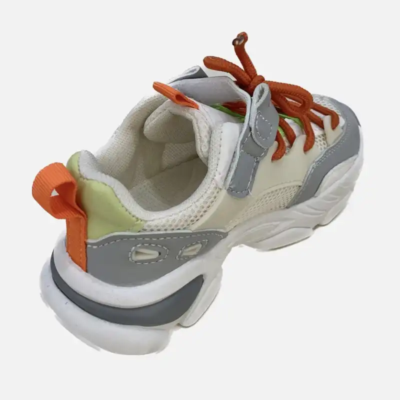 کفش راحتی بچگانه کد G 6689 رنگ طوسی