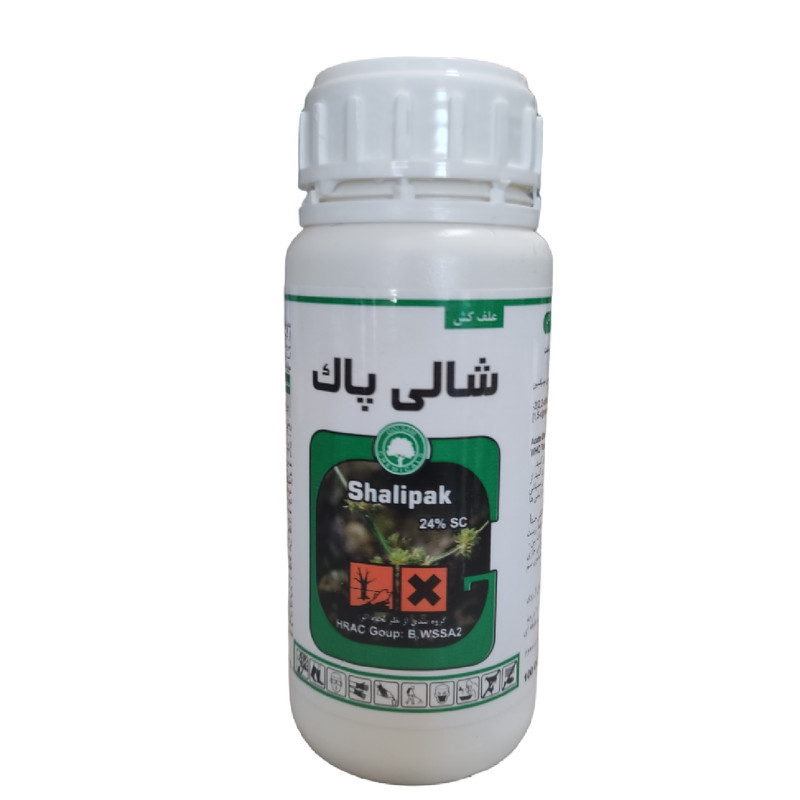 علفکش چند منظوره برنج گلسم مدل شالی پاک حجم 100 میلی لیتر علفکش چند منظوره برنج گلسم مدل شالی پاک حجم 100 میلی لیتر