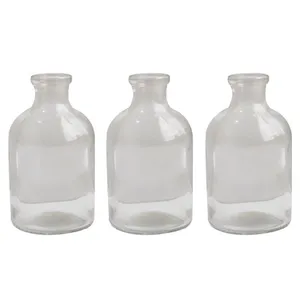 گلدان شیشه ای مدل v50 بسته سه عددی