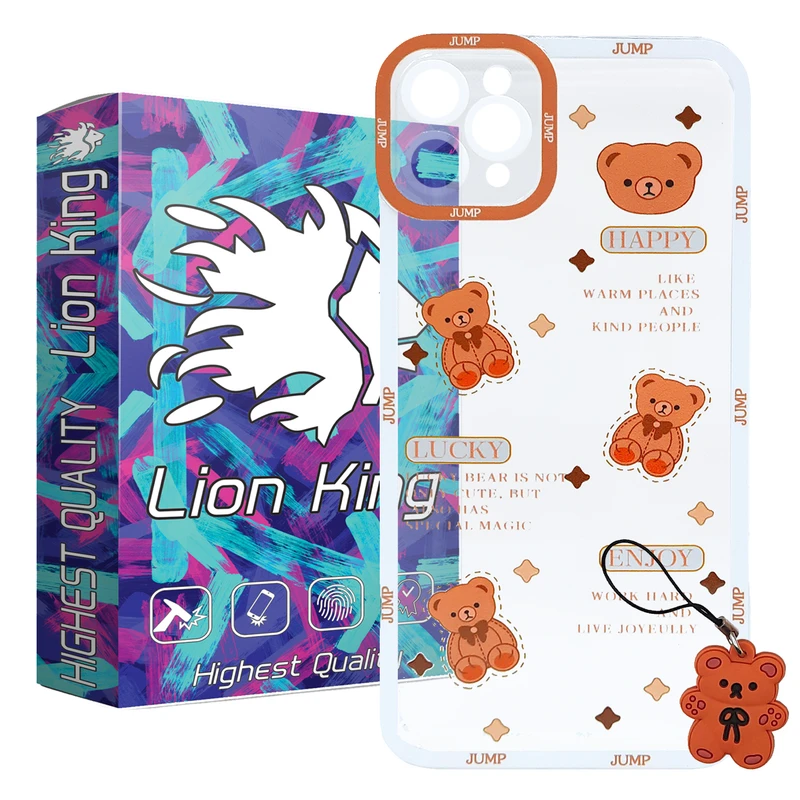 کاور لاین کینگ مدل kheresi  مناسب برای گوشی موبایل اپل IPhone 11 pro Max به همراه بند آویز