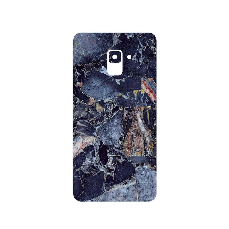 برچسب پوششی ماهوت مدل Broken black marble مناسب برای گوشی موبایل سامسونگ Galaxy A8 Plus 2018
