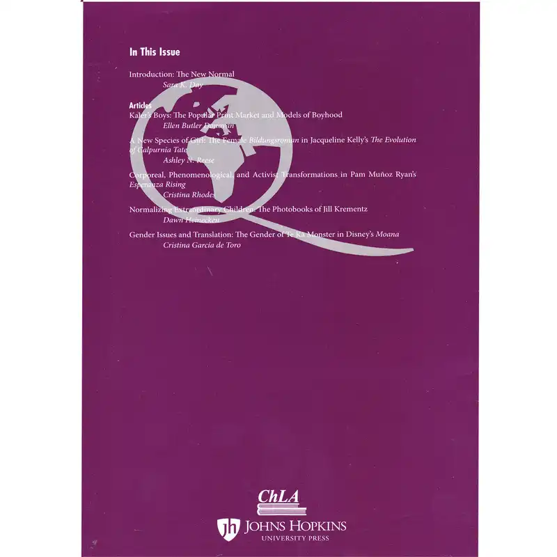 مجله Childrens Literature Association Quarterly ژانویه 2021