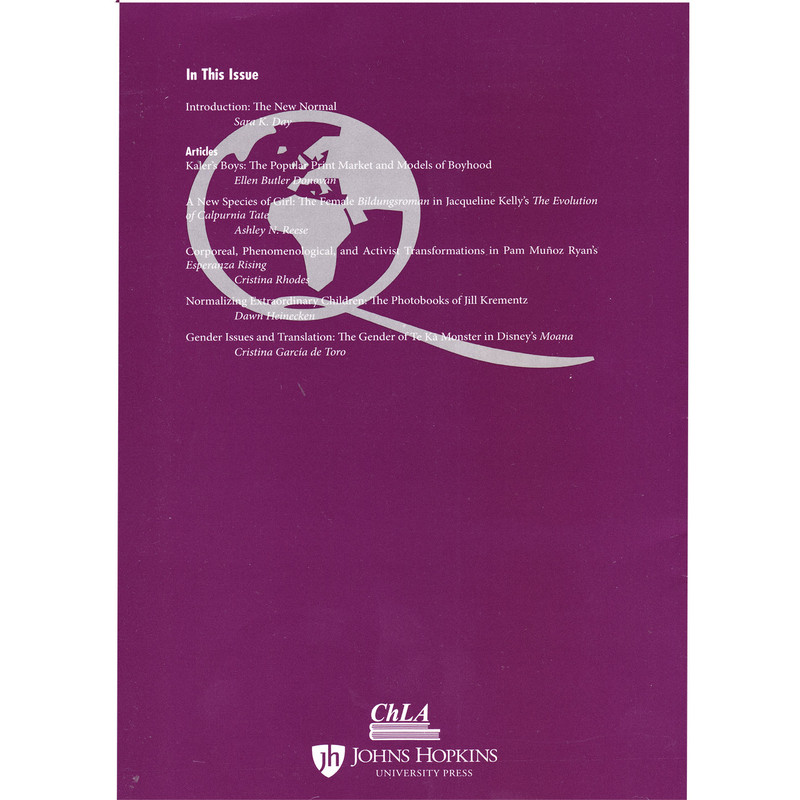 مجله Childrens Literature Association Quarterly ژانویه 2021