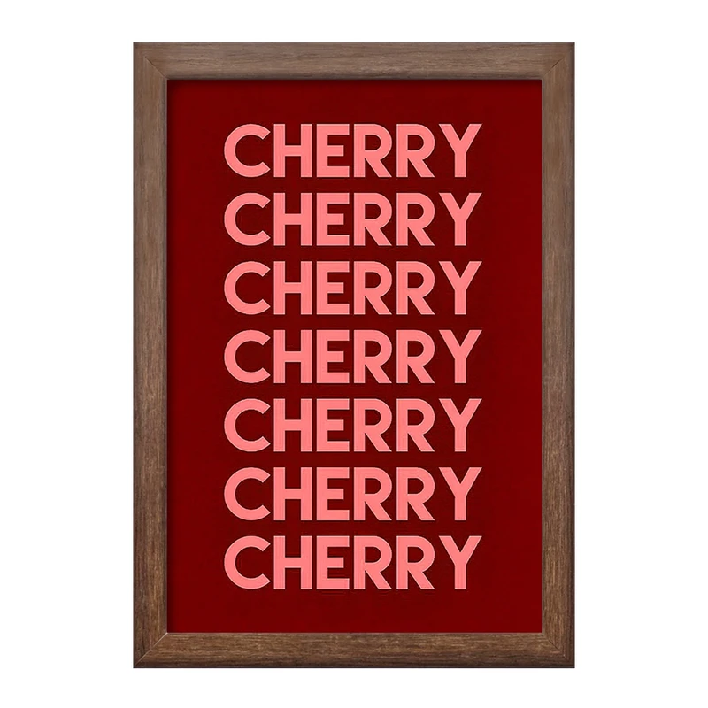 تابلو خندالو طرح Cherry کد F3712