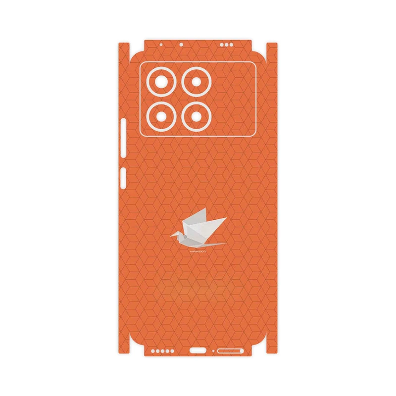 برچسب پوششی ماهوت مدل Minimalist origami bird-FullSkin مناسب برای گوشی موبایل شیائومی Poco X6 Pro