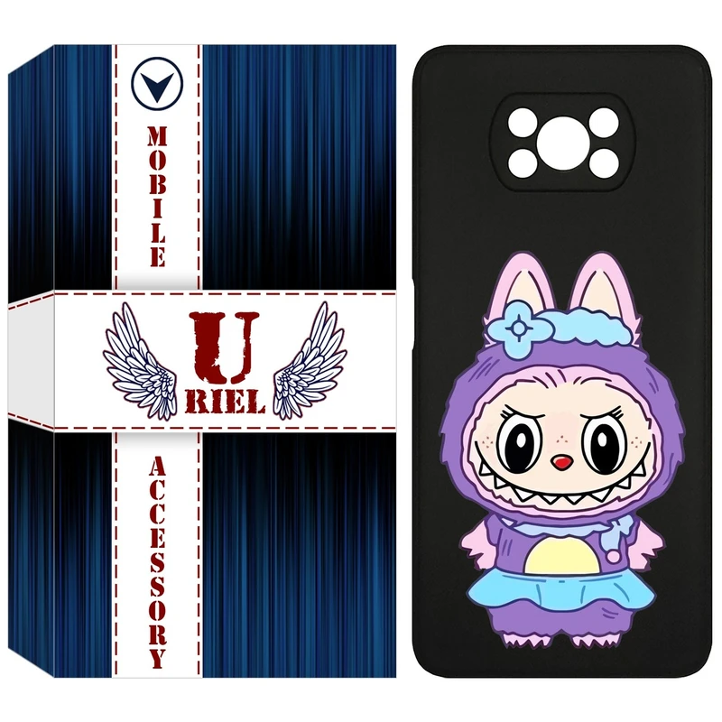 کاور یوریل مدل KSH کد 141 طرح عروسک لبوبو مناسب برای گوشی موبایل شیائومی Poco X3 / X3 Pro