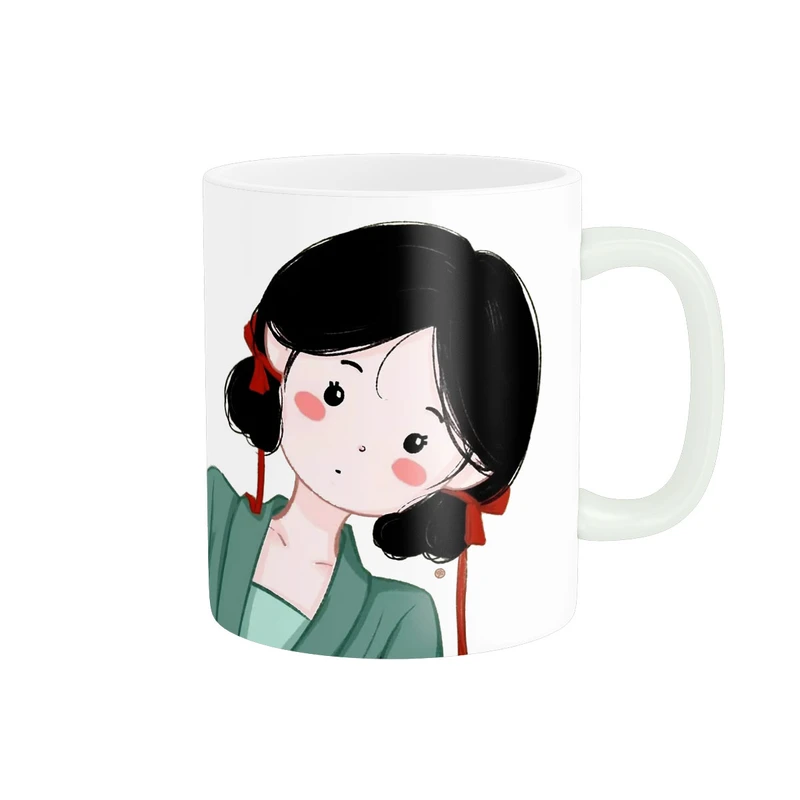 ماگ پاد آفرین مدل دخترانه فانتزی بامزه کد 2120