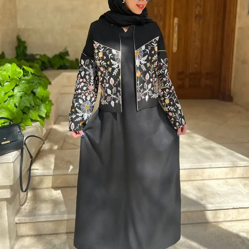 ست کت و سارافون زنانه مدل شکوفه