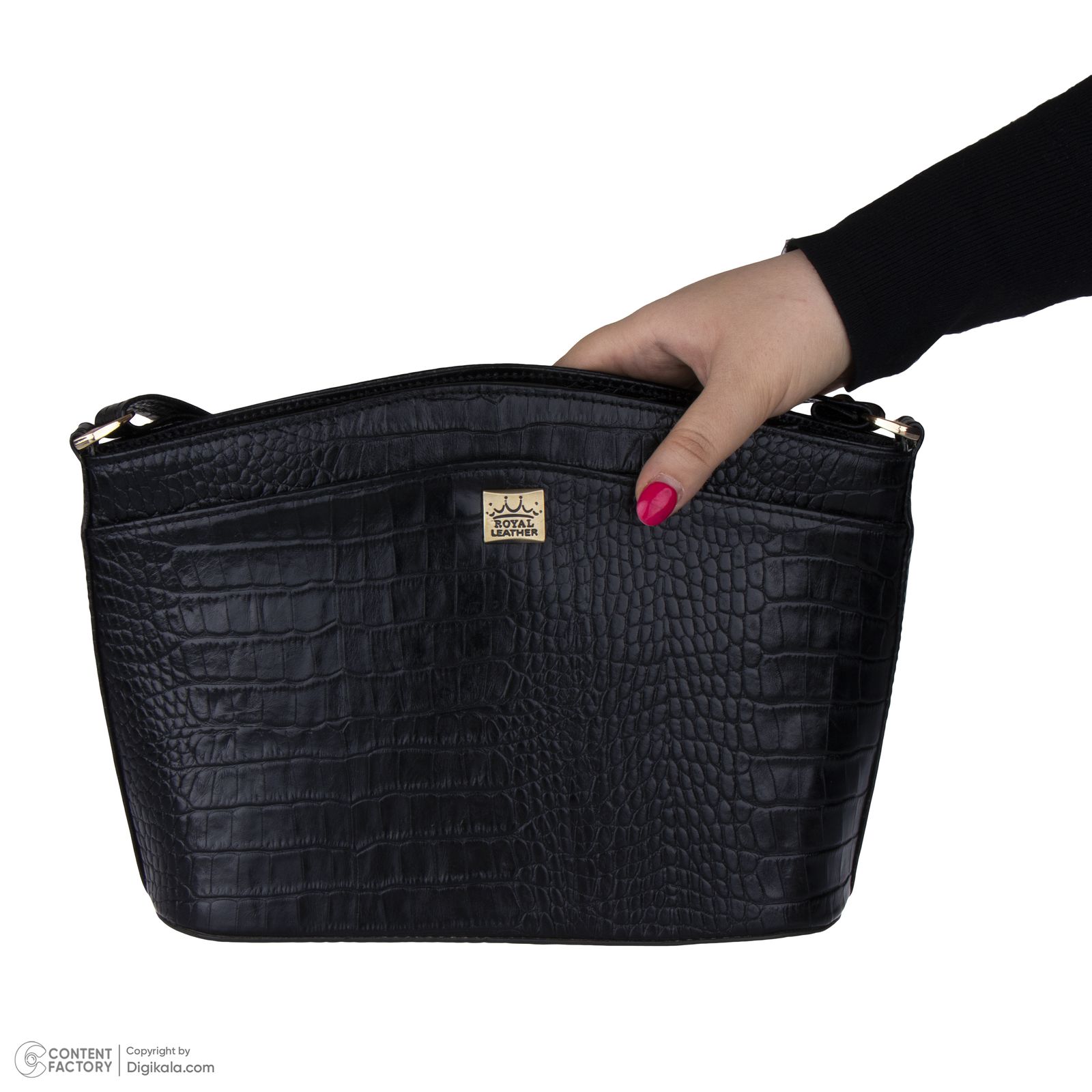کیف دوشی زنانه رویال چرم مدل W95.1 -  - 3