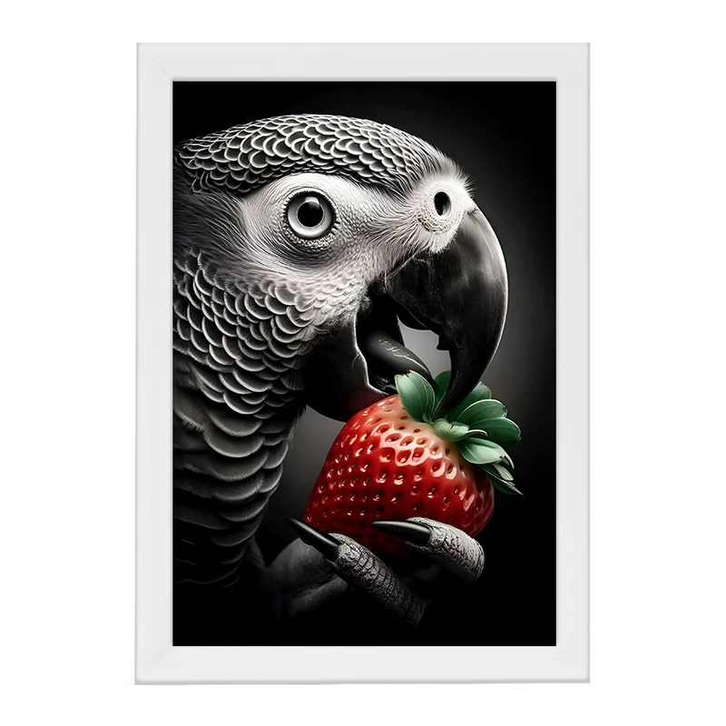 تابلو خندالو مدل کاسکو (Grey parrot) کد F11998