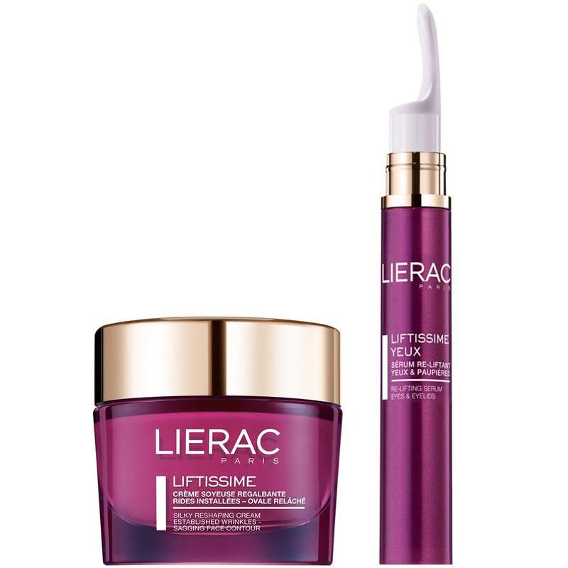 پک ضد چروک لیراک سری Liftissime مدل LIfting Face Cream و Anti Ageing Eye Cream