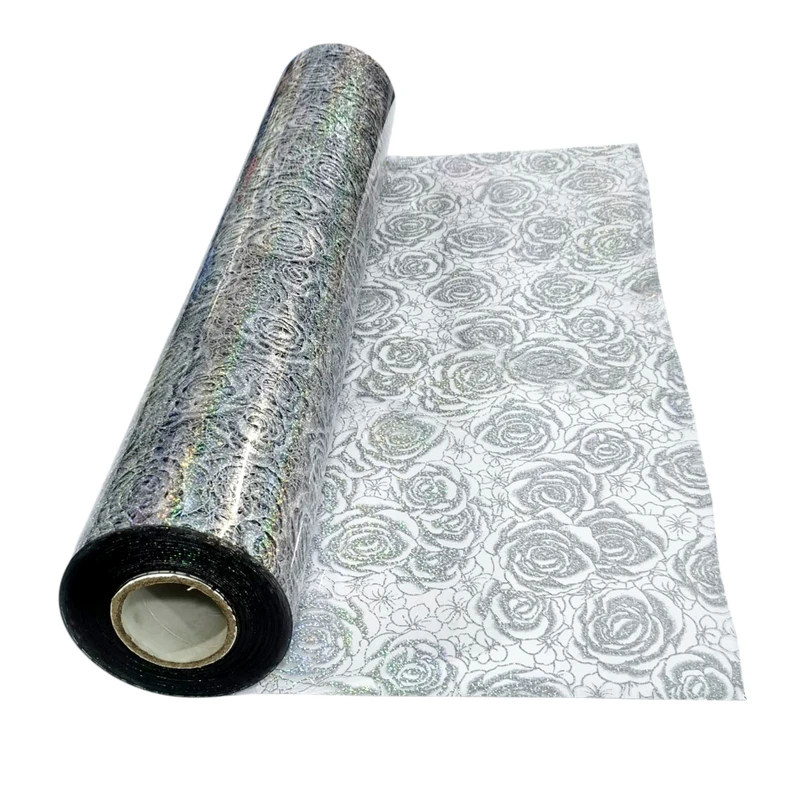 طلق رومیزی مدل گل رز کد 1mil سایز 100*100 سانتی متر