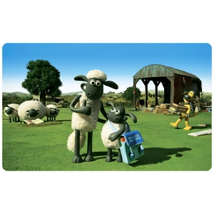 پادری مدل سه لایه طرح Shaun the Sheep کد 1114 سایز 75x45 سانتی متر