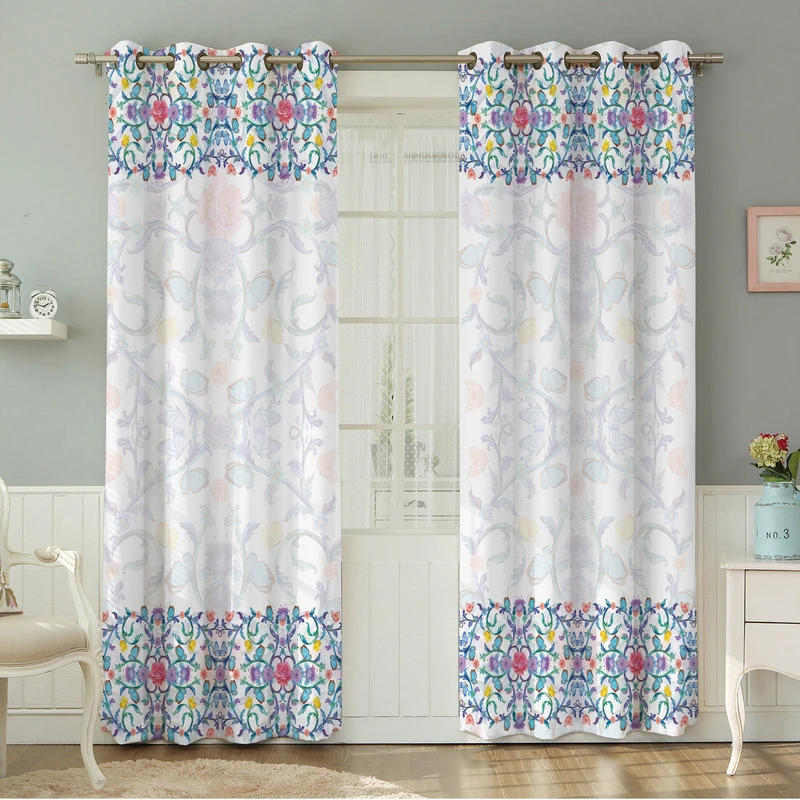 پرده نیروانا طرح مدرن  مدل مخمل کد 4502 سایز 140×280 سانتی متر