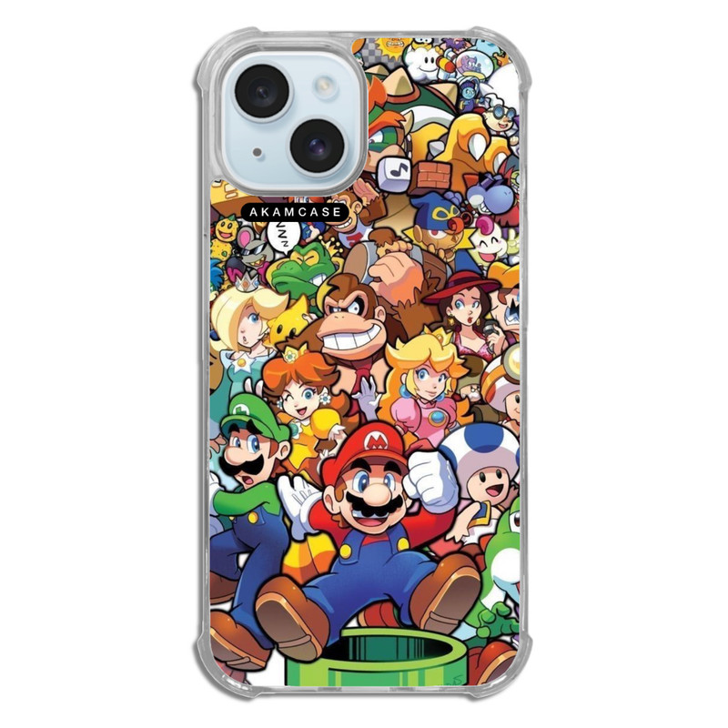 کاور آکام مدل AMC-WTA15-SUPER MARIO5 مناسب برای گوشی موبایل اپل iPhone 15