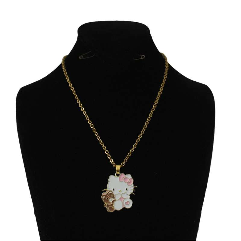 گردنبند دخترانه مدل K-&-T