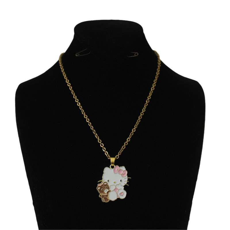 گردنبند دخترانه مدل K-&-T