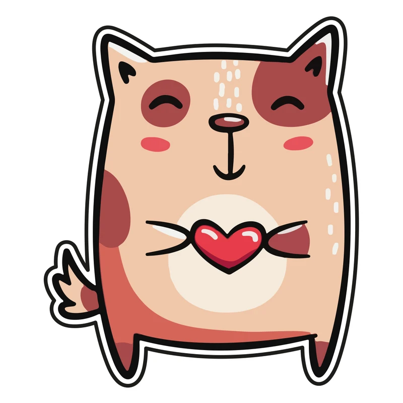 استیکر لپ تاپ طرح گربه خندان کد 241