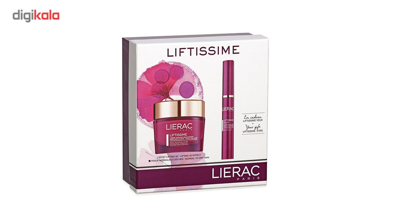 پک ضد چروک لیراک سری Liftissime مدل LIfting Face Cream و Anti Ageing Eye Cream