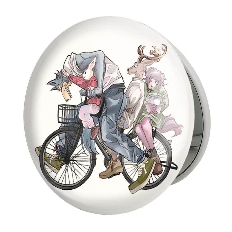 آینه جیبی خندالو طرح بیستارز (Beastars) مدل تاشو کد 33435